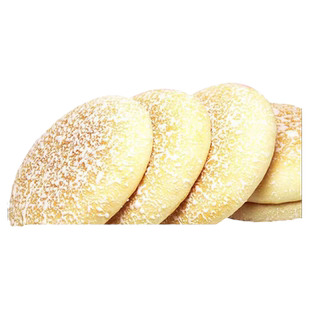 山药吐司饼软雪饼无糖精法饼奶香发饼营养早餐糕点老人零食品整箱