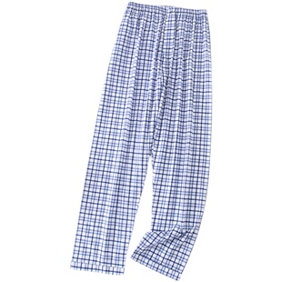 全棉布男士睡裤休闲居家长裤中老年加大码门禁裤纯棉春秋夏裤子