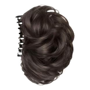 丸子头假发抓夹仿真发鸡窝头花苞假发包气质盘发神器蓬松假发发圈