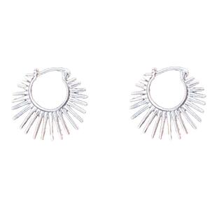 几何扇形耳环小众气质耳扣2025新款爆款设计感耳饰个性高级感耳钉