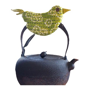 可爱的小鸟|people tree 再生莎丽面料 匠人手制锅盖水壶隔热垫