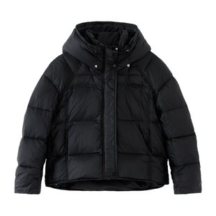 女童羽绒服三防90绒羽绒服2025新款冬装时髦中大童连帽保暖羽绒服