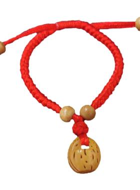 婴儿孕妇压惊平安手工野生桃核