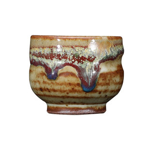 日本进口六大古窑越前烧茶杯陶瓷清酒杯主人杯侘寂单杯大全粗陶杯