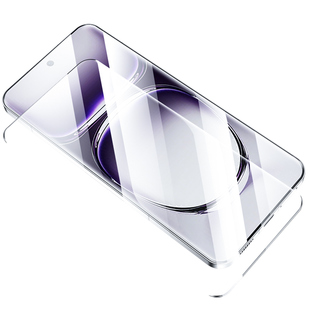 连环马适用opporeno12手机膜reno12pro钢化水凝膜适用oppo全屏覆盖曲面全包保护新款无纹全胶曲面屏p防摔十二
