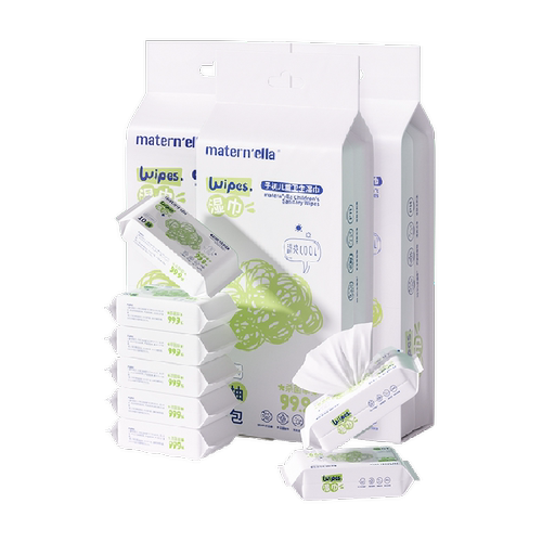 子初儿童卫生湿巾宝宝擦手清洁杀菌湿纸巾外出便捷湿巾纸