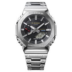 卡西欧原点全金属红圈小方块手表