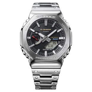 卡西欧官方旗舰店GMW-B5000全金属原点红圈小方块八角手表G-SHOCK