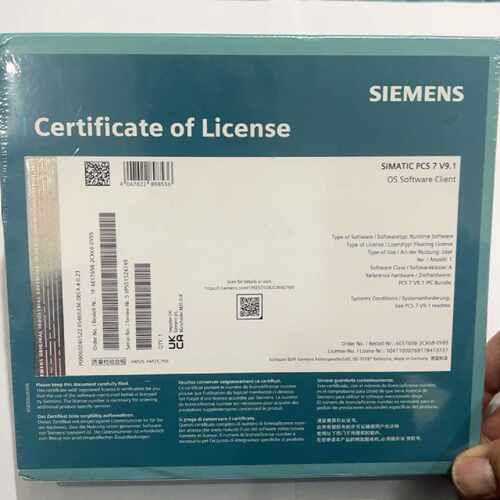 6ES7658-2CX68-0YB5 PCS7 V9.1 OS Software Client授权