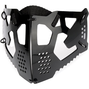 赛博朋克机能风面罩夏鸣星落日杀机COS二次元机械猫耳发箍头饰