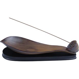 福泽天下陶瓷香炉线香香插禅意家用卧香炉居室创意香座复古点香器