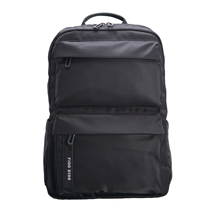 新款简约大气商务休闲男士背包双肩包柔软防水牛津布旅行户外百搭