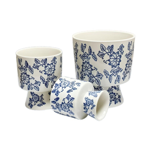 青花瓷中式陶瓷花盆多肉植物菩提树发财树蝴蝶兰绿植花卉盆栽花器