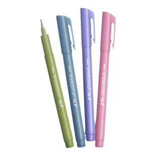 日本ZEBRA斑马官方旗舰店官网WF9秀丽笔小楷软头书法学生专用brush英文练字科学仿毛笔美术手账烟熏柔绘笔