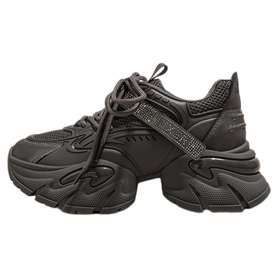 老爹鞋厚底2025新款女鞋小个子