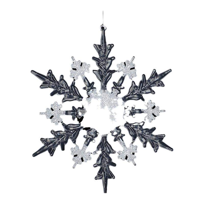 圣诞雪花亚克力雪花挂件