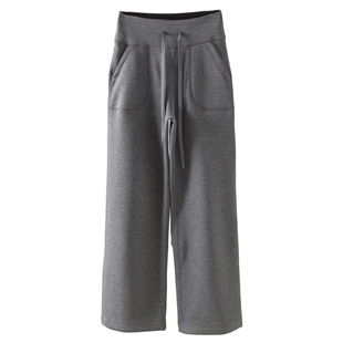 LU系风格！舒适好穿兰精莫代尔密密绒云朵空气裤加厚保暖休闲裤女