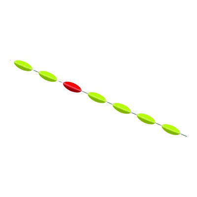 三角形七星漂线组漂大醒目抗风浪