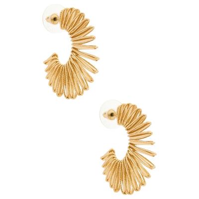 BaubleBar CALLISTA 特色耳环 金属金色REVOLVE小众新款