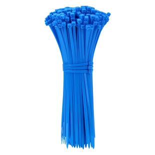 扎带 彩色尼龙扎带拉紧器 固定卡扣绳 塑料封签红黄蓝绿色4*200MM