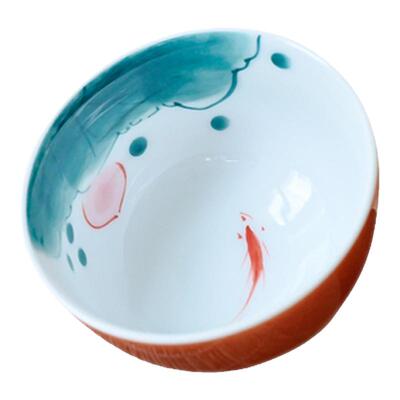 釉下手绘女生主人杯色釉杯可定制