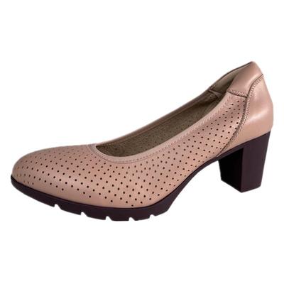 不累脚的牛皮单鞋软面软底舒适款