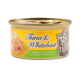 土猫宠物 泰国进口猫乐适真挚小金罐猫罐头金枪鱼浓汤营养补水85g