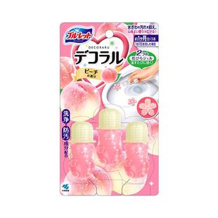 【小林制药】洁厕灵凝胶花瓣蜜桃清香马桶印花除臭去异味清洁剂