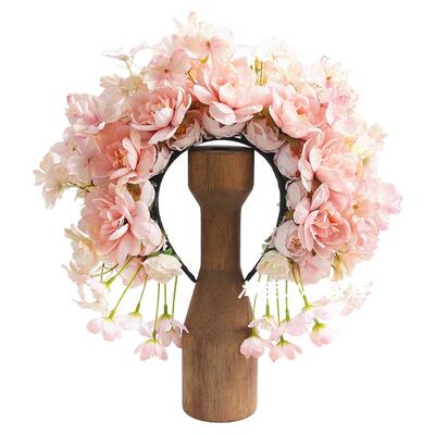 粉色系仿真花假花绢花谷美拍照