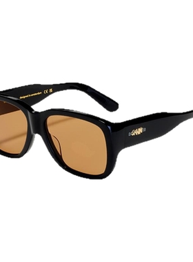 GANNI女士 复古优雅棕色墨镜眼镜太阳镜 A7088099