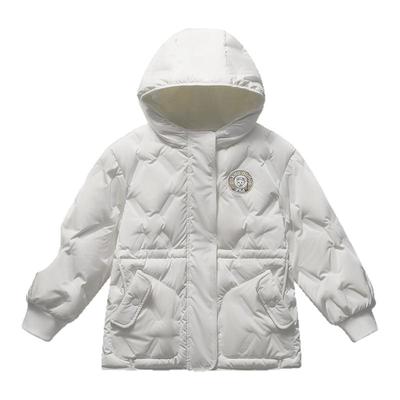 斐乐女小童经典生活中长款羽绒服