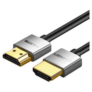 绿联hdmi细软线2.0电脑电视机显示器4K超高清薄短便携0.5/1米hdml