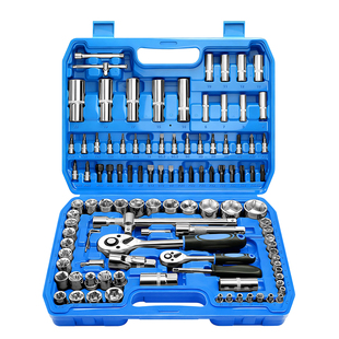 汽修工具套装棘轮扳手套筒头组合维修汽车修理修车专用工具箱大全