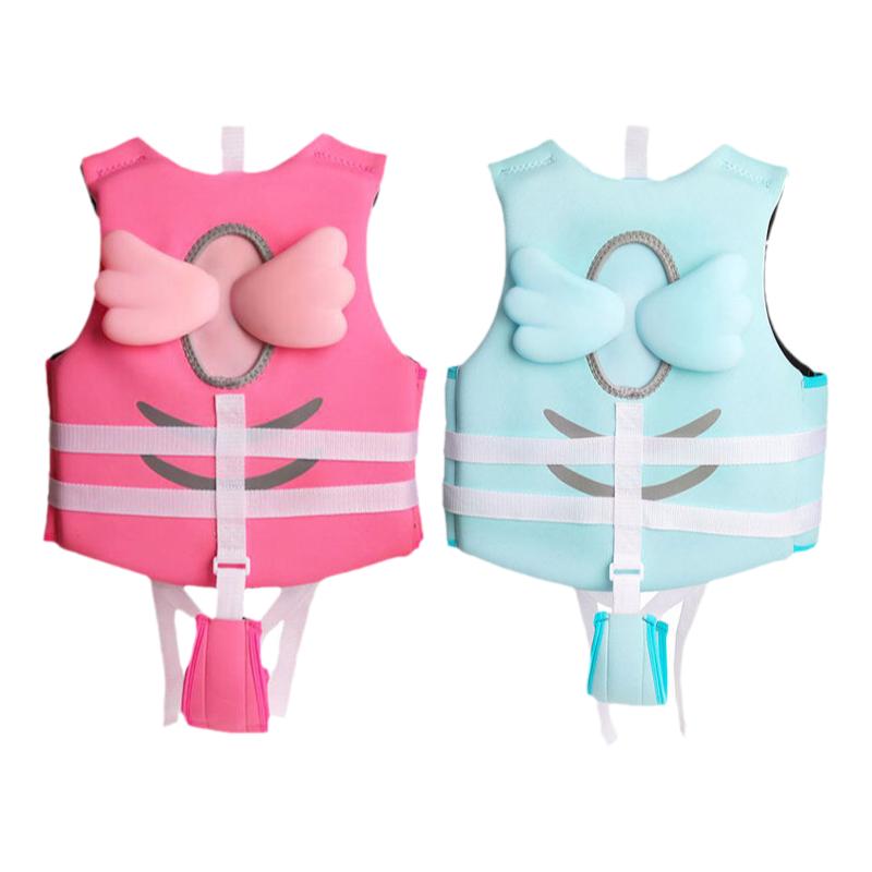 儿童衣救生男女童潜水游泳浮力衣网红小天使救身水上安全背心JOBE