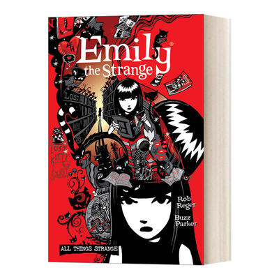 英文原版 The Complete Emily the Strange All Things Strange 怪异的艾米莉 完整故事集 英文版 进口英语原版书籍