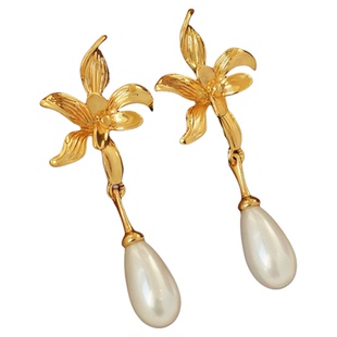 「云瑶坠」高级气质耳坠蚊香盘耳夹无耳洞漂亮耳钉花朵耳环耳饰女