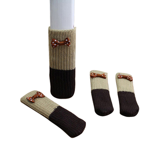 凳子腿保护套双层针织24只餐桌腿桌椅实木防磨垫静音耐磨椅子脚套