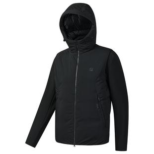 FILA 斐乐官方男士羽绒服两件套2025冬新款健身运动基础保暖外套