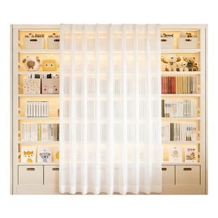 安居客书架防尘帘钢制图书馆书架配件帘子柜子门帘可拆装遮挡帘