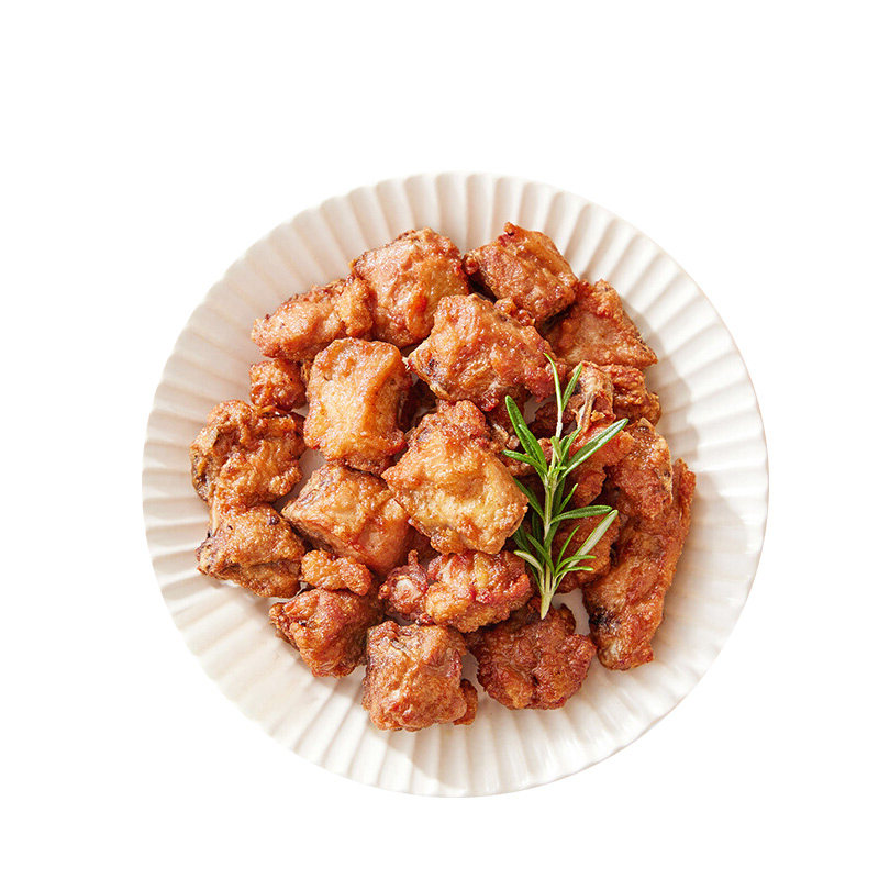 泰森全熟卤辣风味鸡骨架鸡翅尖肯德炸鸡块冷冻半成品锁骨油炸小吃