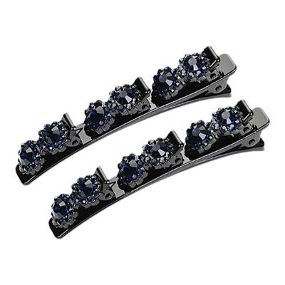 双层编发发夹女侧边夹子前额