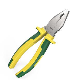 胜达工业级钢丝钳老虎钳尖嘴钳斜嘴钳多功能超硬口钳家用电工专用