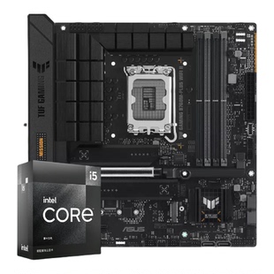 英特尔i5 13400F/13490F搭华硕H610/B760重炮手CPU主板套装DDR4