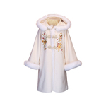 听月小筑【樱熊联萌】原创女冬款羊毛大衣保暖国风新中式非汉服