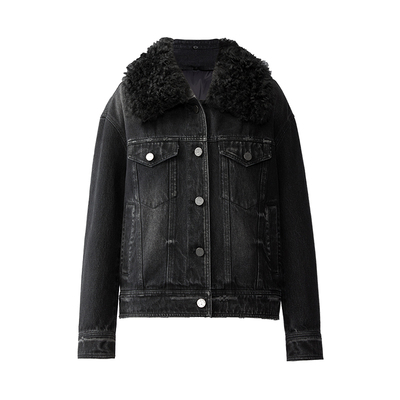 iammix27牛仔两件套羽绒服