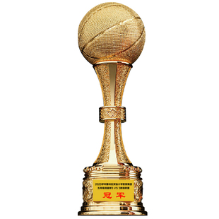 超大号篮球奖杯定制足球奖杯金银铜体育运动会比赛冠亚季颁奖纪念