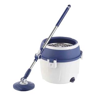 妙佳单桶旋转拖把2025新款家用拖布墩布桶地拖钢甩干一拖净单筒
