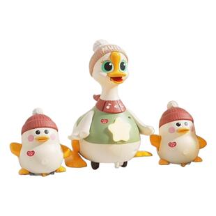 汇乐摇摆鹅二代2电动学爬鹅婴儿玩具0-1-3岁抬头学爬宝宝益智玩具