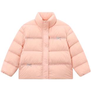 笛莎官方旗舰童装女童羽绒服秋冬季新款女孩儿童时尚好看三防外套