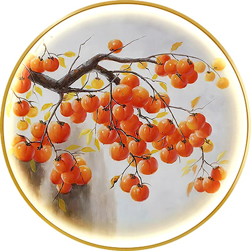 朗陶灯画事事如意柿柿如意